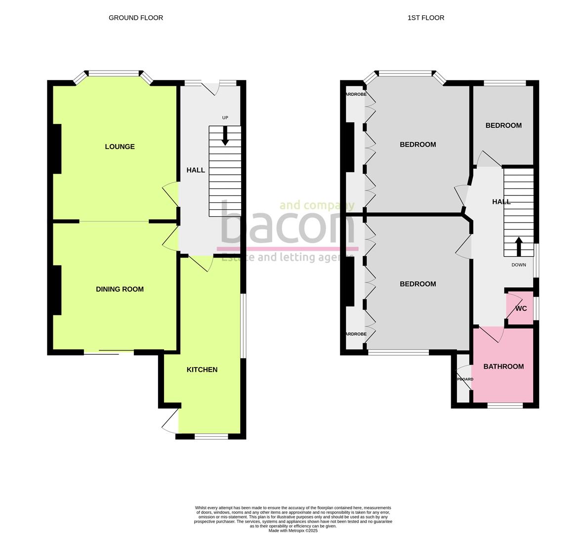 Floor Plan | House - Semi-Detached | Broomfield Avenue, Worthing | Sold - Subject to Contract